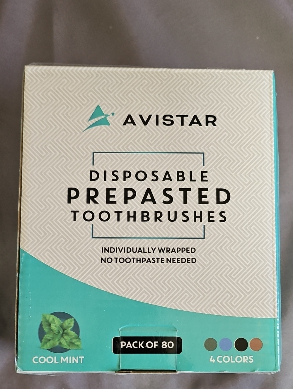 80 Prepasted Disposable Toothbrushes